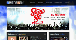 Desktop Screenshot of debut-de-soiree.com